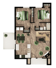 Unit 1611 1611 floor plan